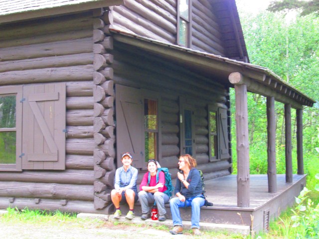 002 Glacier trip st marys ranger cabin with the girls.JPG